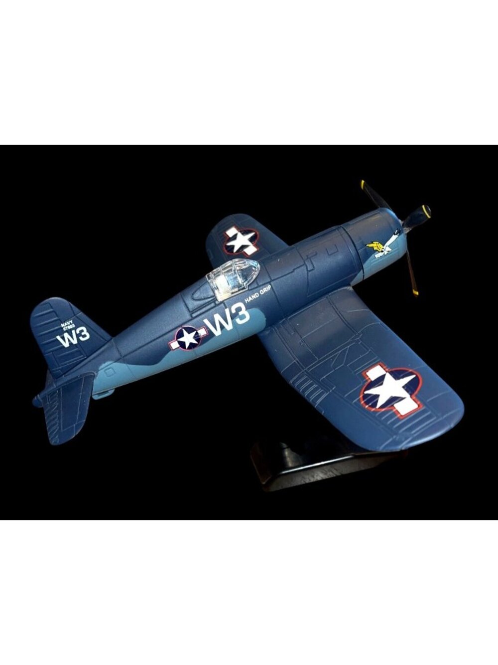F4U Corsair WW2 Fighter Airplane Model Licensed Boeing1:45 Scale  Navy W3 - Picture 2 of 4